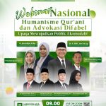 Webinar Nasional Bahas “Humanisme Qur’ani dan Advokasi Difabel”